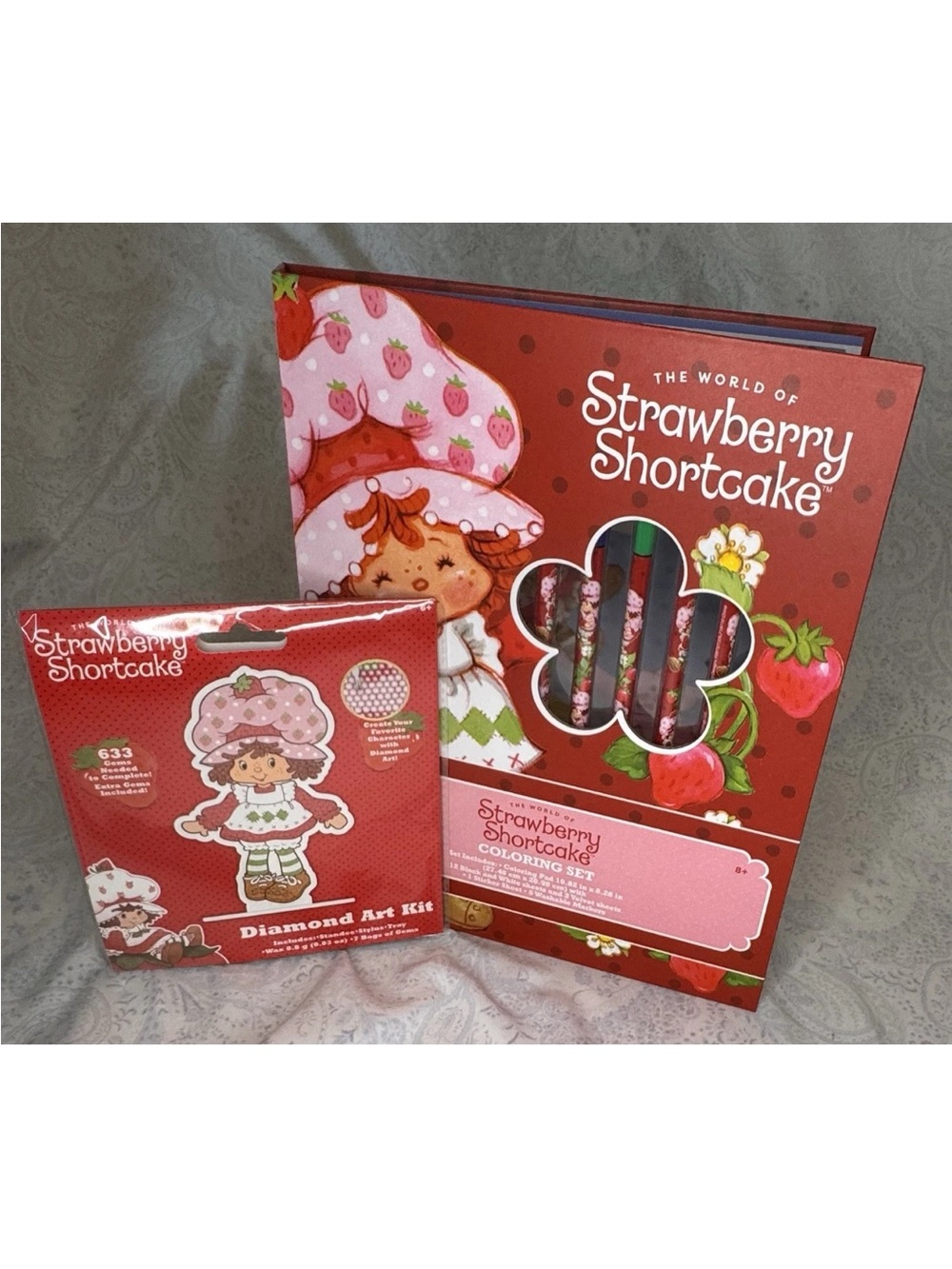 Strawberry Shortcake Diamond Art Set & Coloring  Set